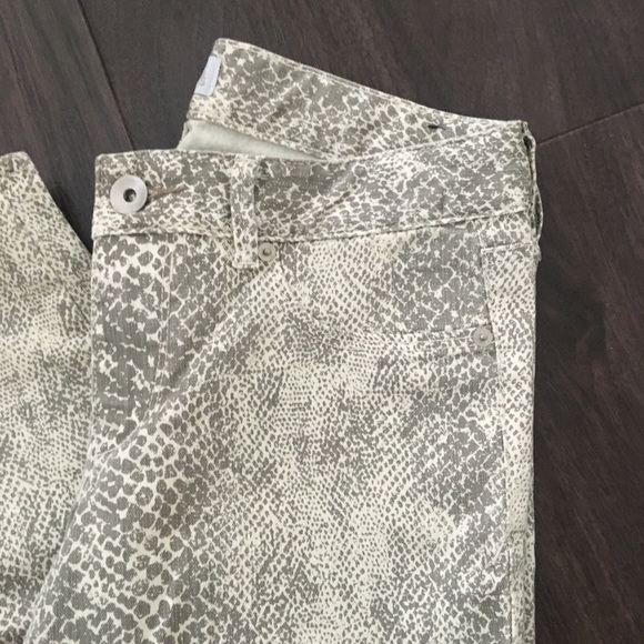 Express Denim - EXPRESS Snakeskin Ankle Jeans